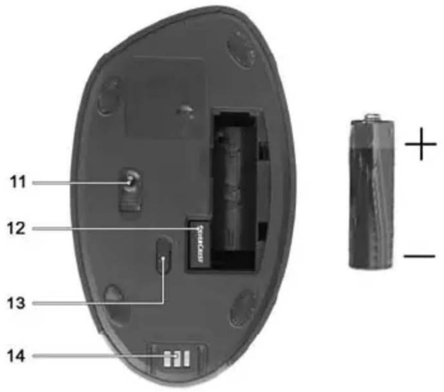 SILVERCREST OMC807 - De oplaadbare batterij plaatsen - 2