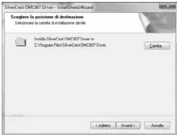 SILVERCREST OMC807 - Installazione del software - 2