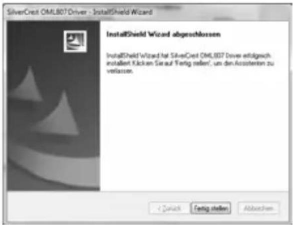 SILVERCREST OMC807 - Software installieren - 3