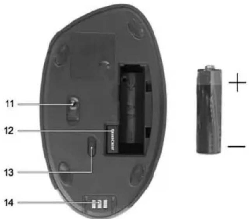 SILVERCREST OMC807 - Insertion de la pile rechargeable - 2