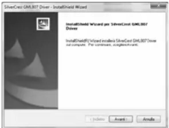 SILVERCREST GML807 - Installazione del software - 1