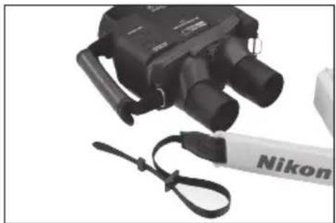 NIKON StabilEyes 14x40 - Installing the Neckstrap - 1