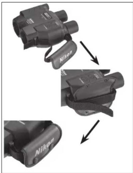 NIKON StabilEyes 14x40 - Come installare la cinghietta da polso - 1