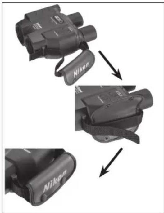NIKON StabilEyes 14x40 - Instalación de la banda de mano - 1