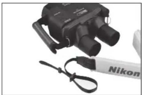 NIKON StabilEyes 14x40 - ネックストラフの取り付け方 - 1