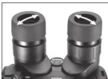 NIKON Stabileyes 12x32 - Adjusting the interpupillary distance - 1