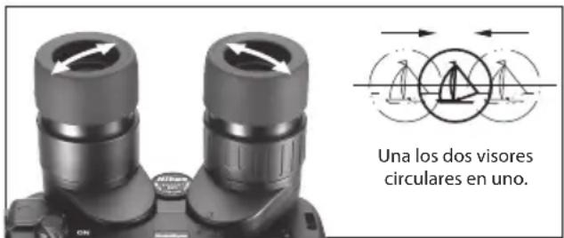 NIKON Stabileyes 12x32 - Ajuste de la distancia entre pupilas - 1
