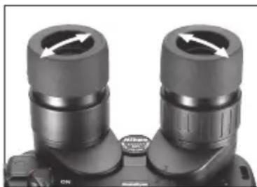 NIKON Stabileyes 12x32 - Ajustement de l'écart interpupillaire - 1