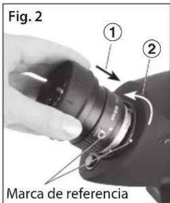 NIKON PROSTAFF 5 82A - Colocacion del ocular SEP-25, SEP-38W o SEP-20-60 - 2