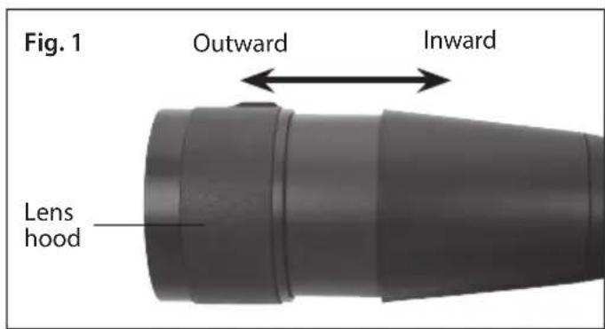 NIKON PROSTAFF 5 82A - Attaching the SEP-25, SEP-38W or SEP-20-60 eyepiece. - 1