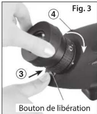 NIKON PROSTAFF 5 82A - Placez l'oculaire SEP-25, SEP-38W ou SEP-20-60 - 3