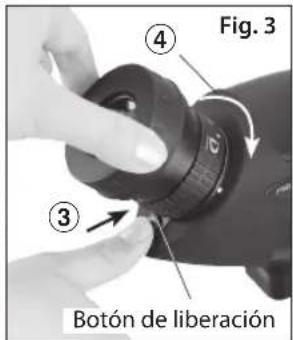 NIKON PROSTAFF 5 60A - Colocacion del ocular SEP-25, SEP-38W o SEP-20-60 - 3