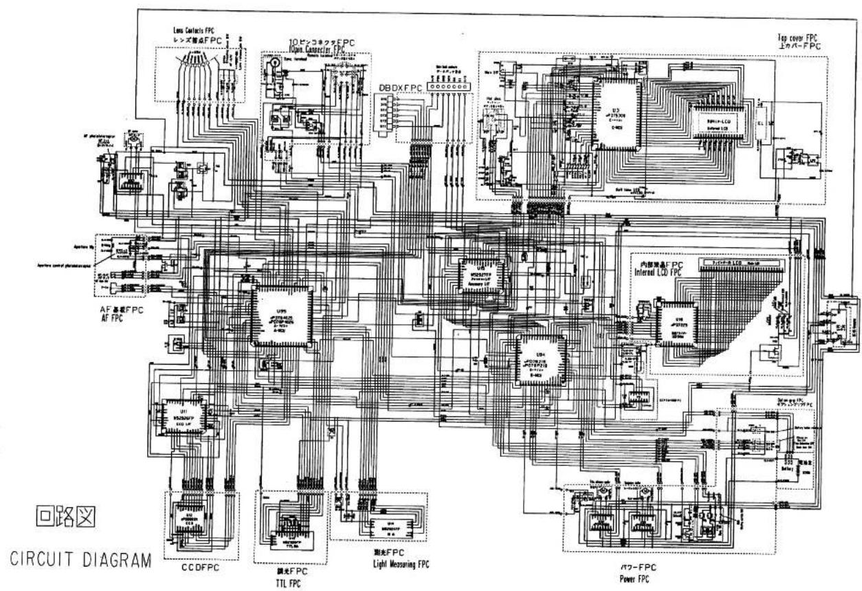 NIKON N90S - Electric Circuit - 5