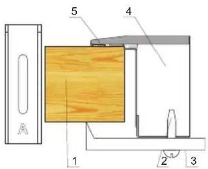 AMICA EHC 12557 W - Installing the hob in worktop opening\* - 1