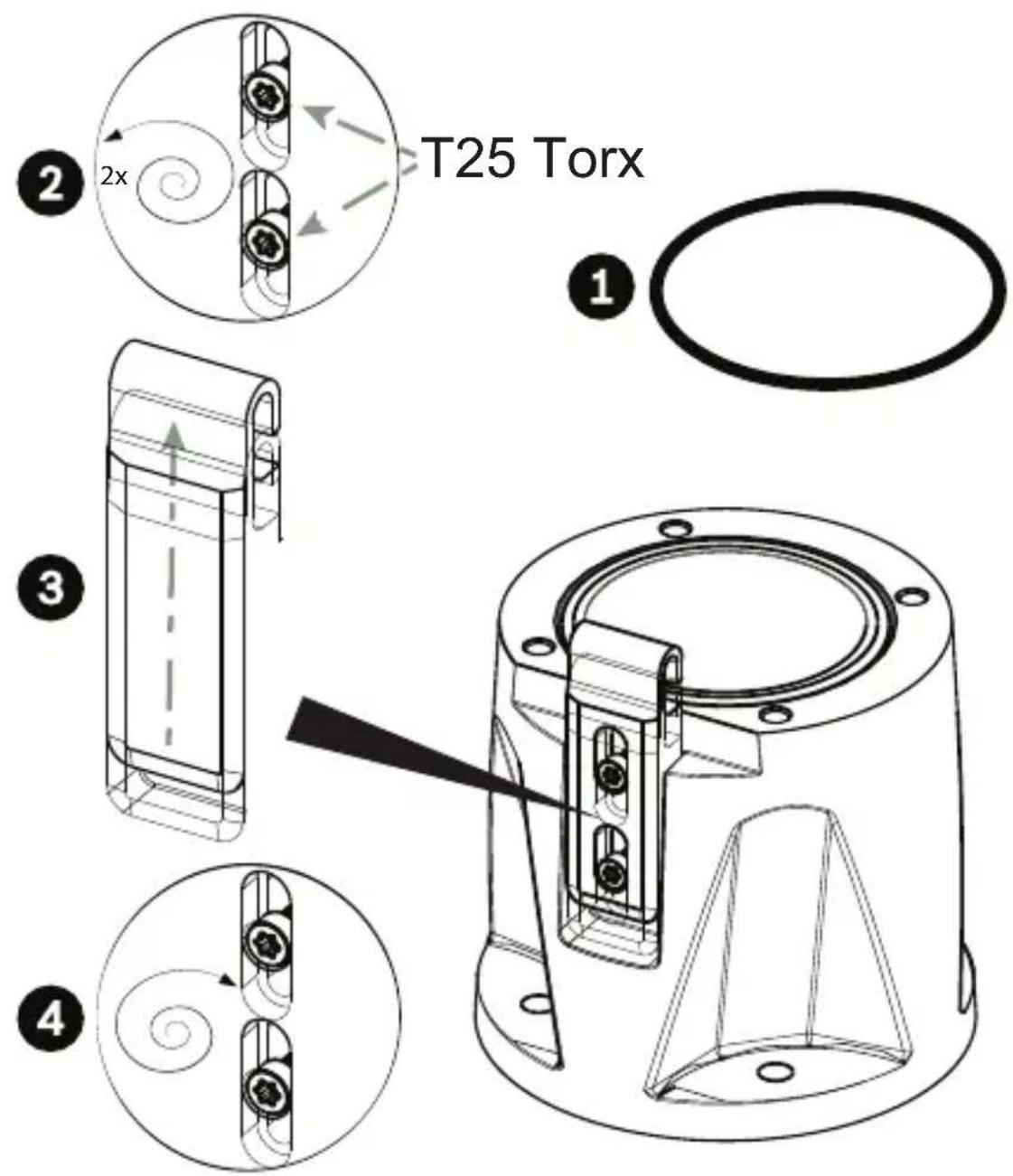 BOSCH MIC Hinged DCA - 警告! - 2