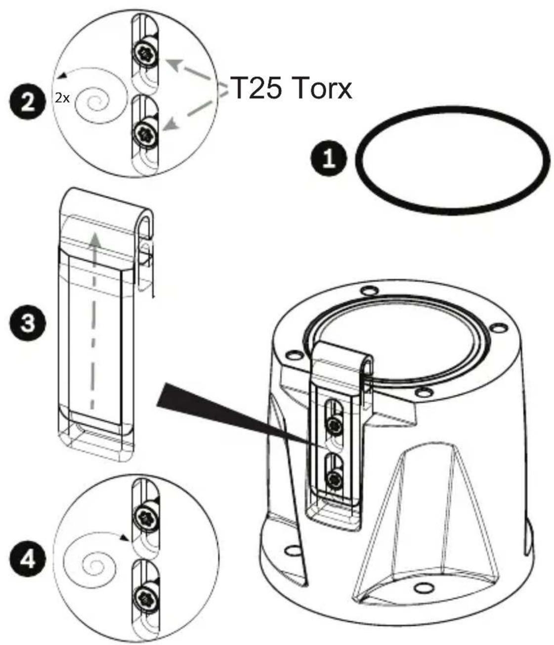 BOSCH MIC Hinged DCA - Avertissement! - 2