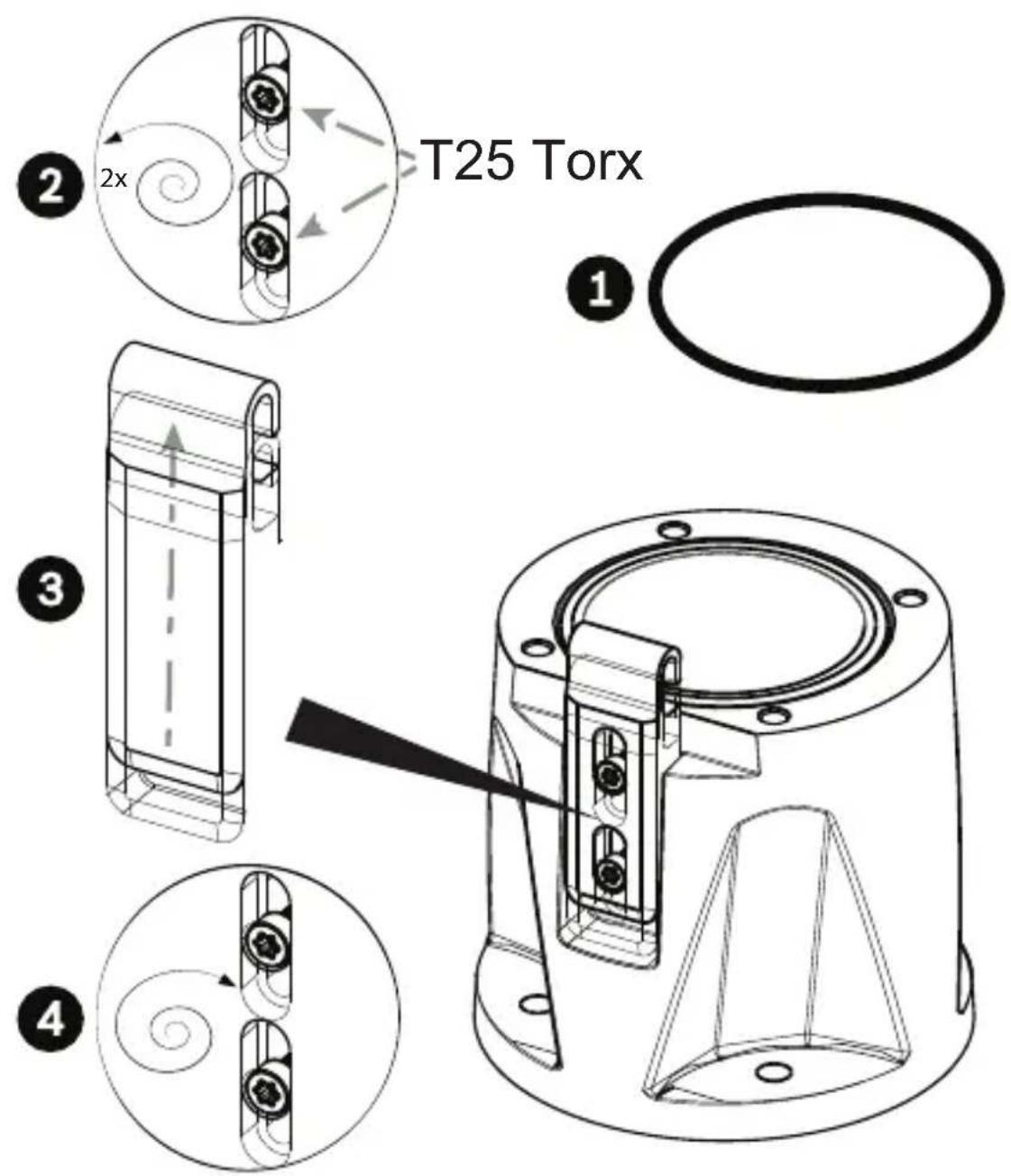 BOSCH MIC Hinged DCA - Warnung! - 2