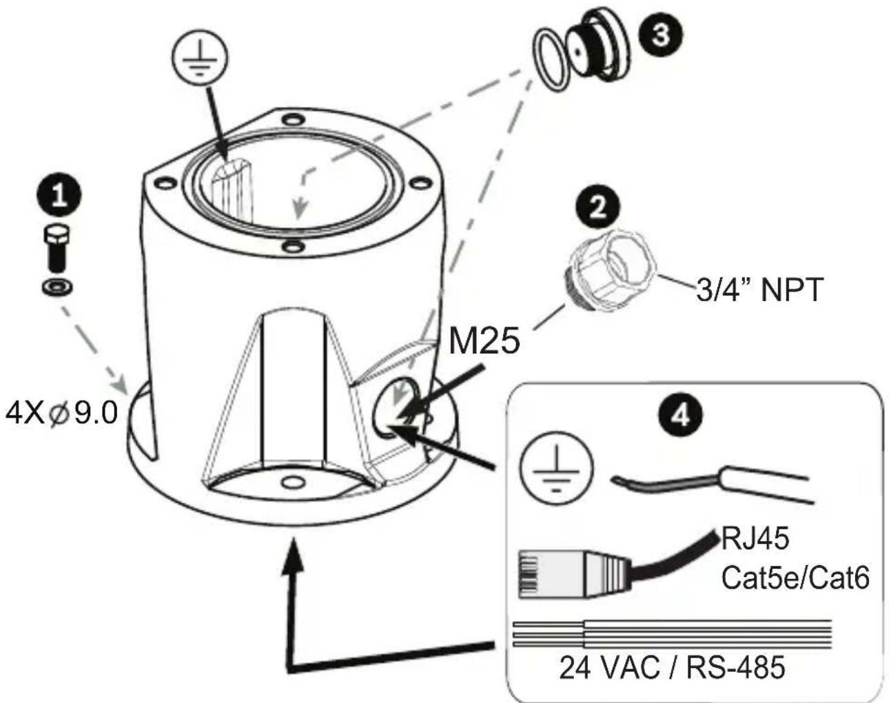 BOSCH MIC Hinged DCA - Avertissement! - 1