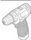 BOSCH GSR 10 8 VEC Professional - Symbole Signification - 1