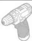 BOSCH GSR 10 8 VEC Professional - Symbol Betydning - 1