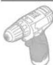 BOSCH GSR 10 8 VEC Professional - Simbologia Significado - 1