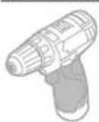 BOSCH GSR 10 8 VEC Professional - Symboler - 1