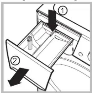 INDESIT XWE 91483X W EU - Limpiar el cajón de detergentes - 1