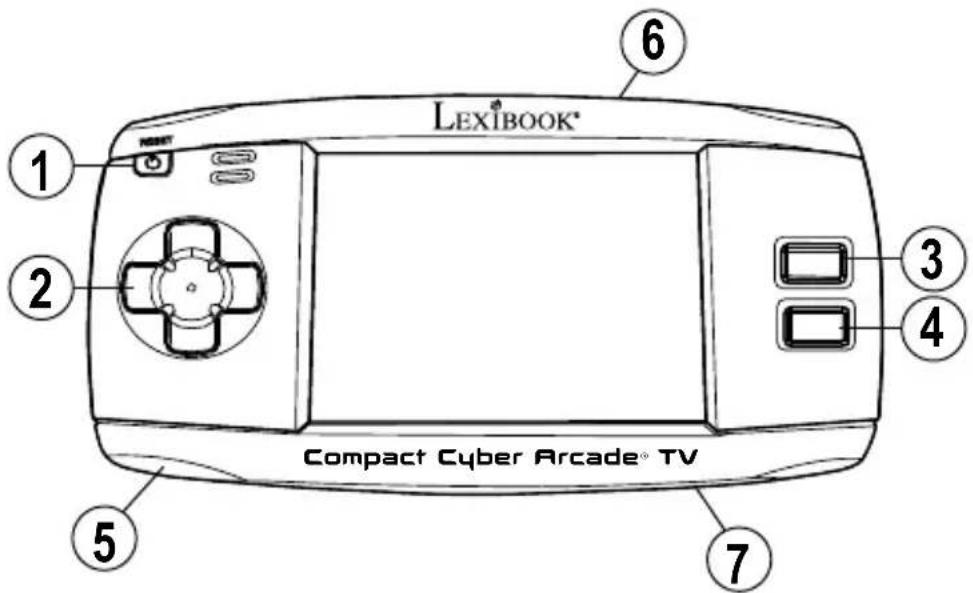 LEXIBOOK Compact Cyber Arcade TV JL2374 - Advertencia para la proteccion del medio ambiente - 2