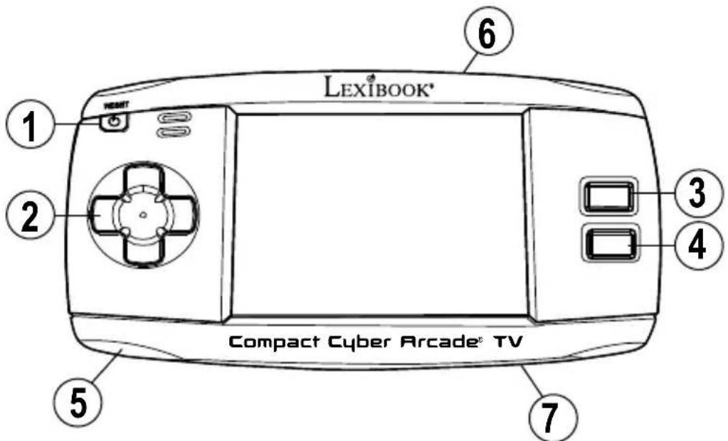 LEXIBOOK Compact Cyber Arcade TV JL2374 - Hinweise zum Umweltschutz - 2