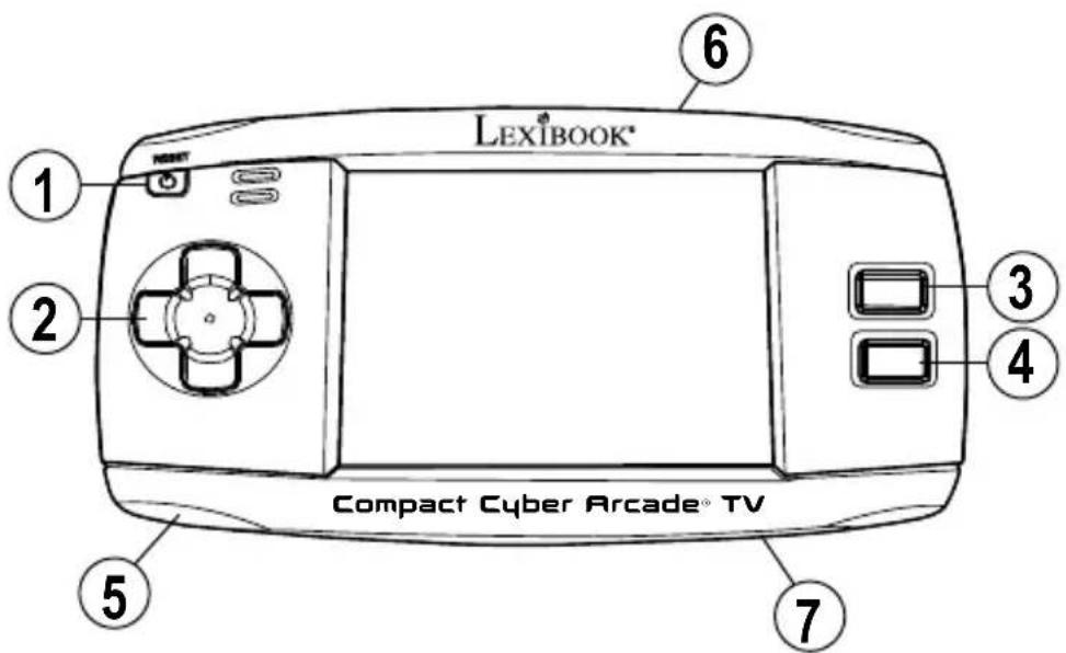 LEXIBOOK Compact Cyber Arcade TV JL2370 - Advertencia para la proteccion del medio ambiente - 2