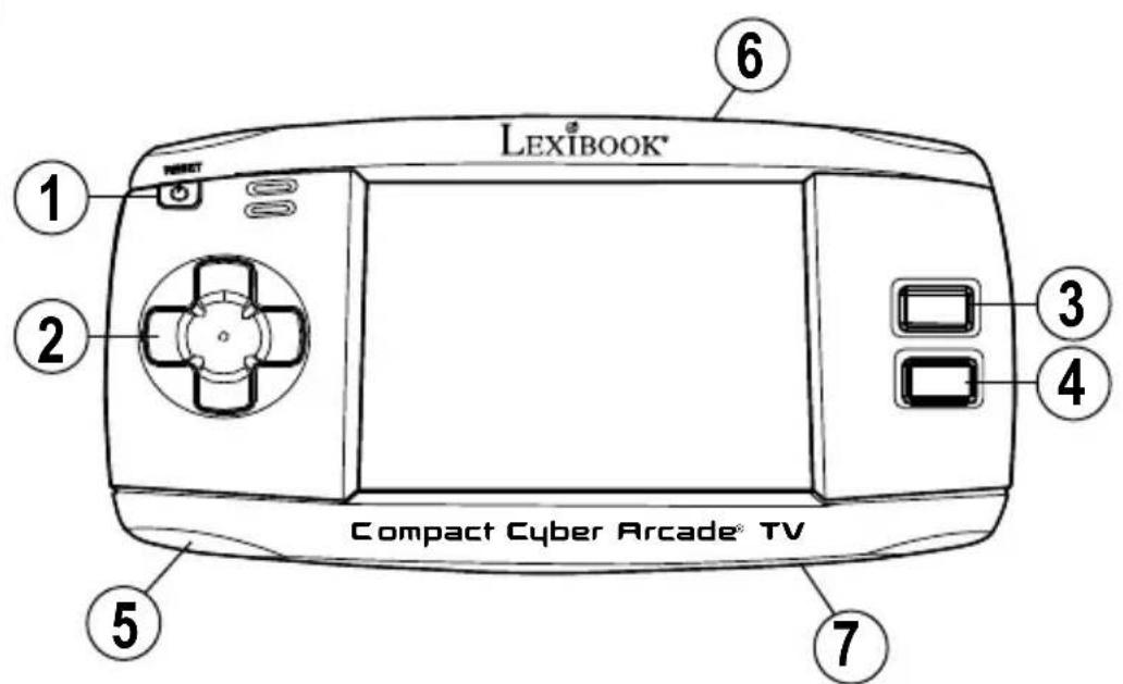 LEXIBOOK Compact Cyber Arcade TV JL2370 - Compact Cyber Arcade® TV - 2