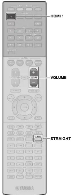 YAMAHA TSR6750 - Een bd/dvd afspelen - 1