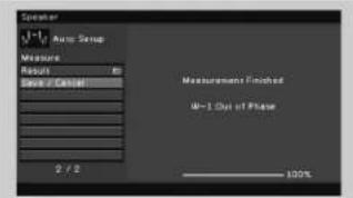 YAMAHA TSR6750 - Si le message « w-1: out of phase » apparaît - 1