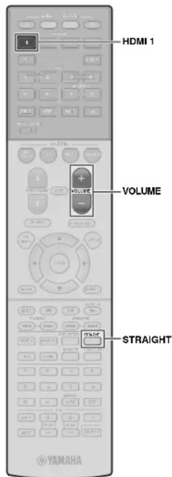 YAMAHA TSR6750 - Riproduzione di un BD/DVD - 1