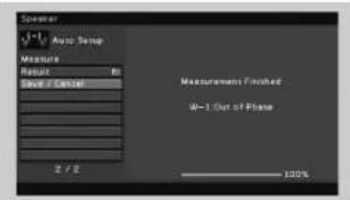 YAMAHA TSR6750 - Wenn, W-1:Out of Phase" erscheint - 1