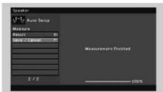 YAMAHA TSR6750 - Para inicia la medicación, utilise las teclas del cursor para selecciónar "Measure" y pulse ENTER. - 1