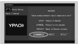 YAMAHA TSR6750 - Para inicia la medicación, utilise las teclas del cursor para selecciónar "Measure" y pulse ENTER. - 4