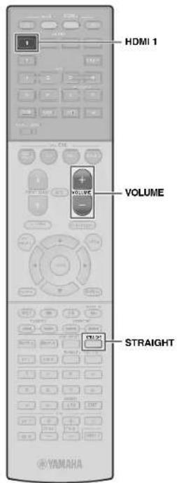 YAMAHA TSR6750 - Playing back a BD/DVD - 1