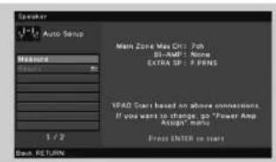 YAMAHA TSR6750 - De luidsprekerinstallingen automatisch optimaliseren (YPAO) - 4