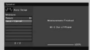 YAMAHA TSR6750 - Om "W-1:Out of Phase" visas - 1