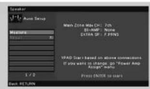 YAMAHA TSR6750 - Anslut YPAO-mikrofonen till YPAO MIC-jacket pa frontpanelen. - 1