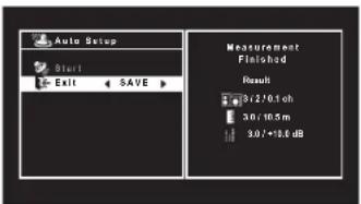 YAMAHA HTR5066 - Utilice las teclas del cursor () para seleccionar "SAVE" (Save) y pulse ENTER. - 1