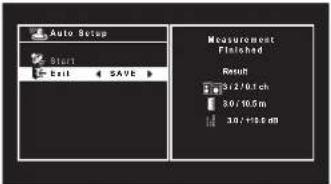 YAMAHA HTR5066 - Utilizzare i tasti cursore (◀/▶) per selezionare "SAVE" (Save) e premere ENTER. - 1