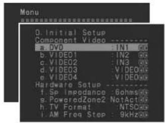 ONKYO TX603E - Configuración del video componente - 3