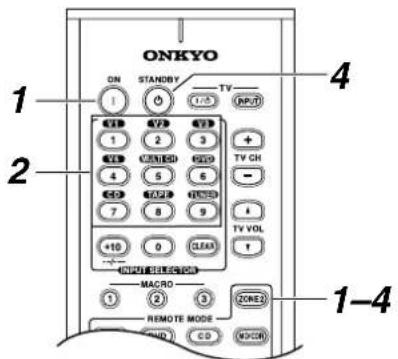 ONKYO TX603E - Utilizar la Zona 2 - 1