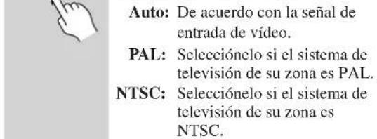 ONKYO TX603E - Configuración del formatting de television (no se aplicá a los modelos norteamericanos) - 5