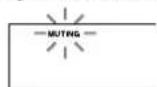 ONKYO TX603E - Appuyez sur le bouton [RECEI-VER] puis sur le bouton [MUTING]. - 1