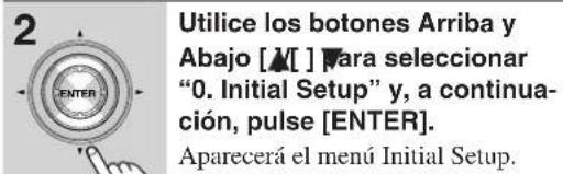 ONKYO TX603E - Configuración del formatting de television (no se aplicá a los modelos norteamericanos) - 2