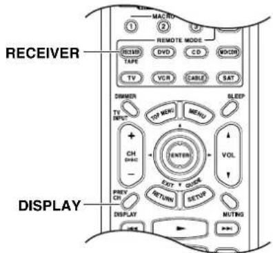 ONKYO TX603E - Visualizar informacion de fuente - 1