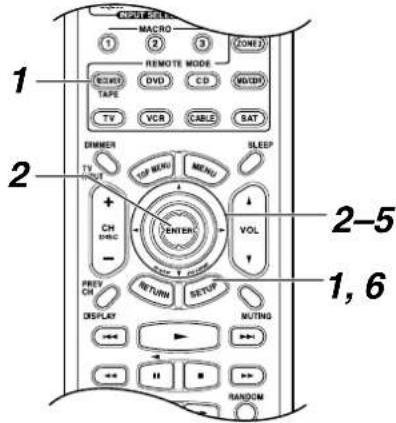 ONKYO TX603E - Distance des enceintes au point d'écoute - 1